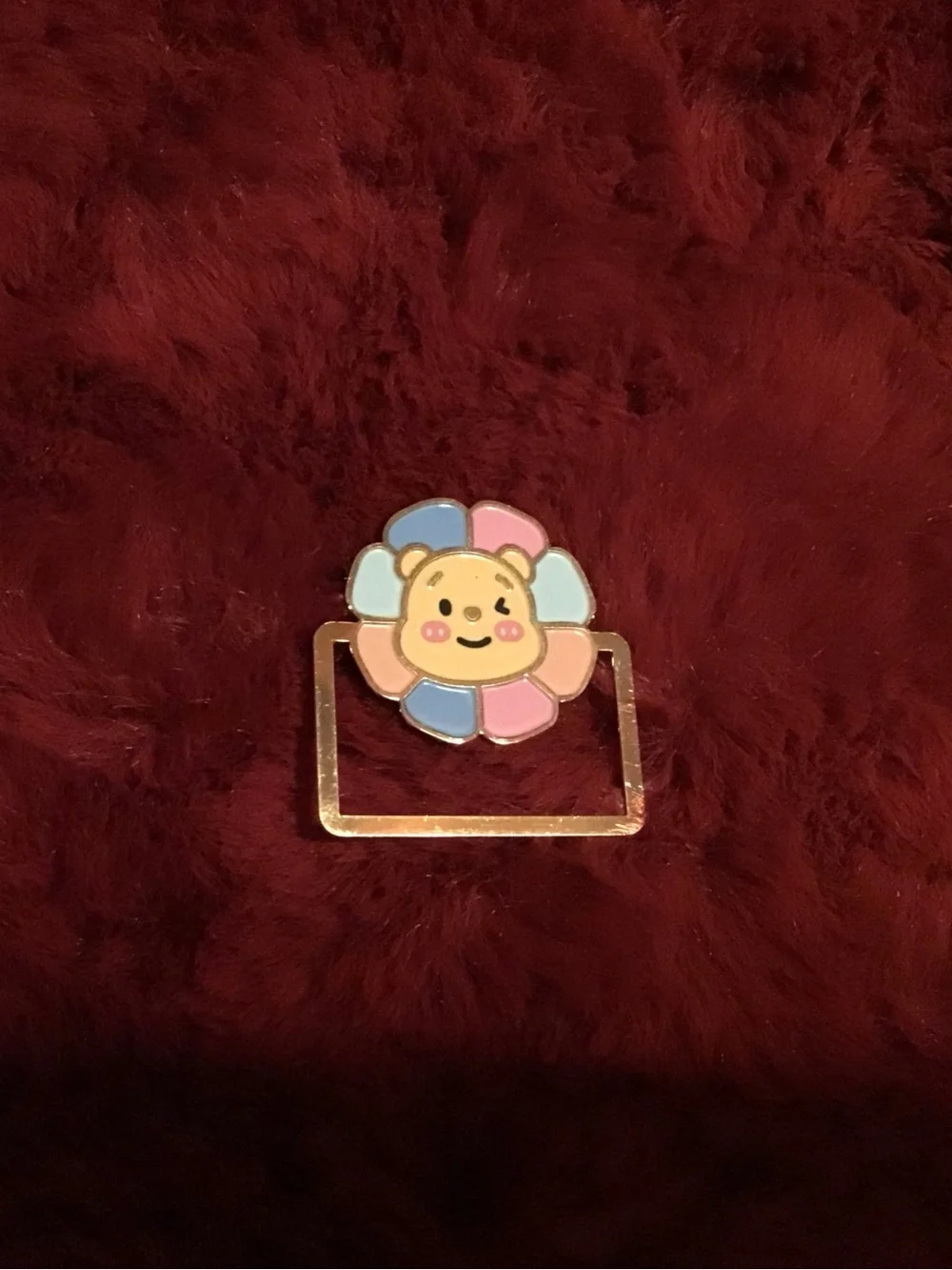 Cute Pooh Flower Bookmark Clip - Kids Accessories - Unbranded